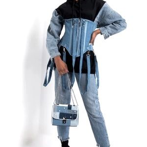 Denim Bandit Corset